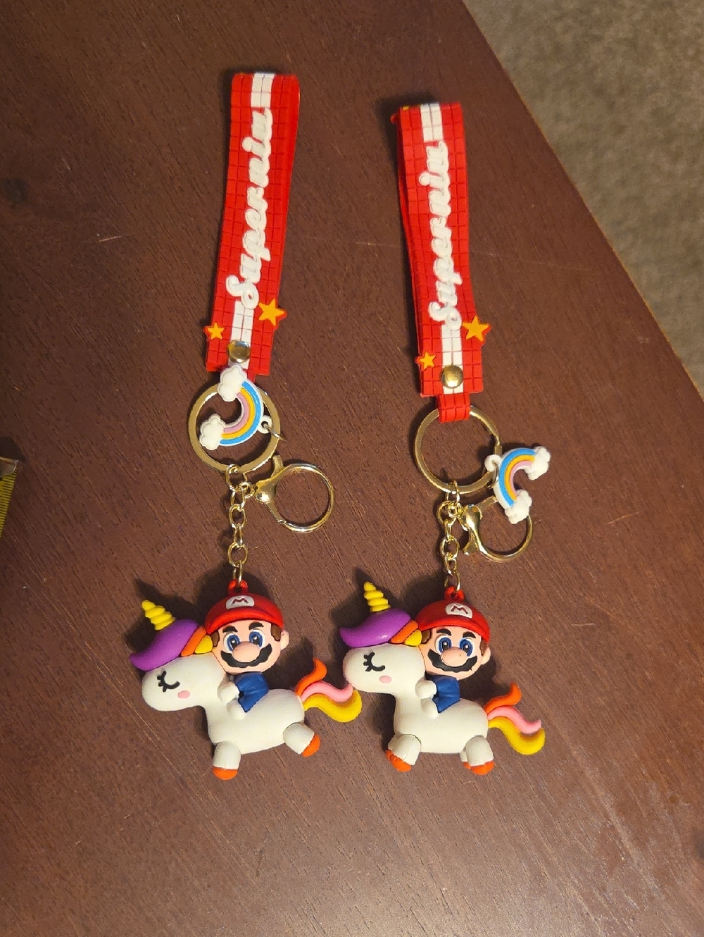 2.  3D Super Mario Kwychains